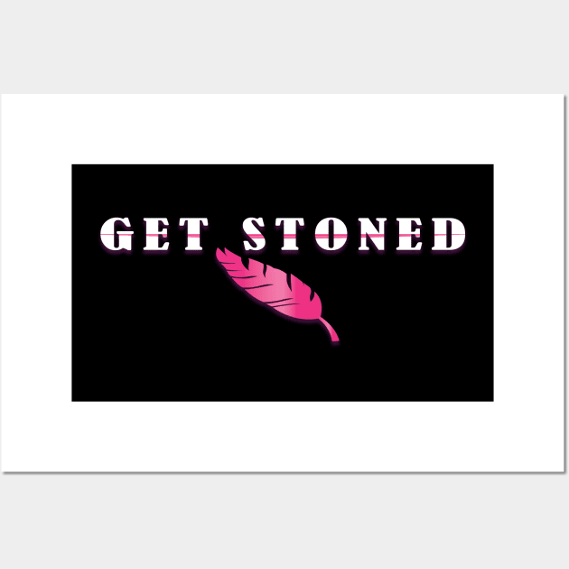 Get stoned White Wall Art by Mirak-store 